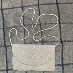 Elegant White Clutch Bag